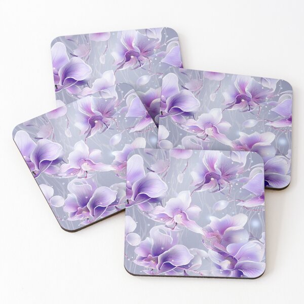 Item preview, Shimmering Orchids designed and sold by TheFrenchVegan.