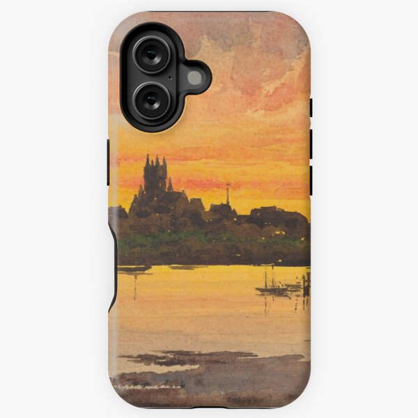 Sunset, Nantucket in Watercolour | P254 iPhone Tough Case