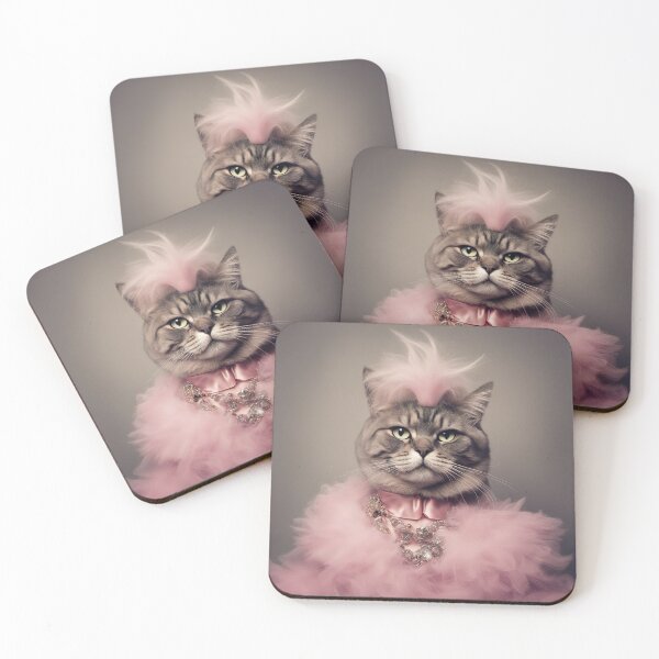 Item preview, Elegant cat in pink tutu designed and sold by RK - Shop.