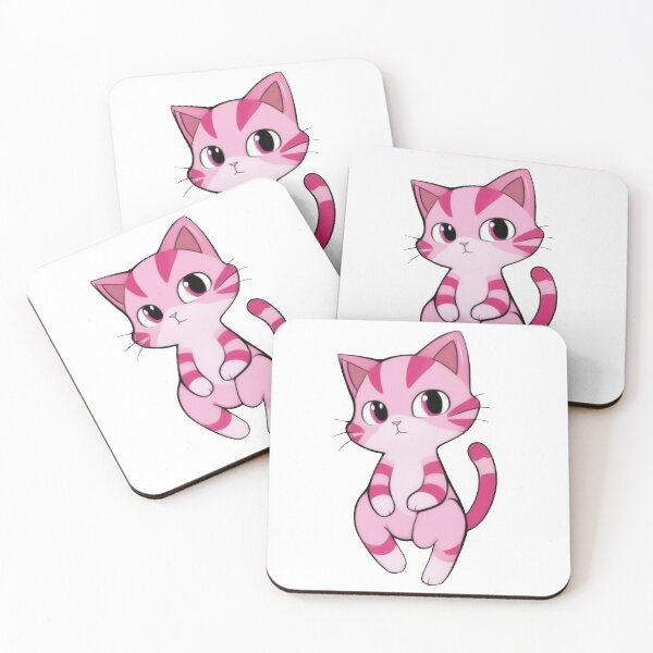Item preview, Adorable Pink Cat - Cute Baby Feline designed and sold by Ridaelb.