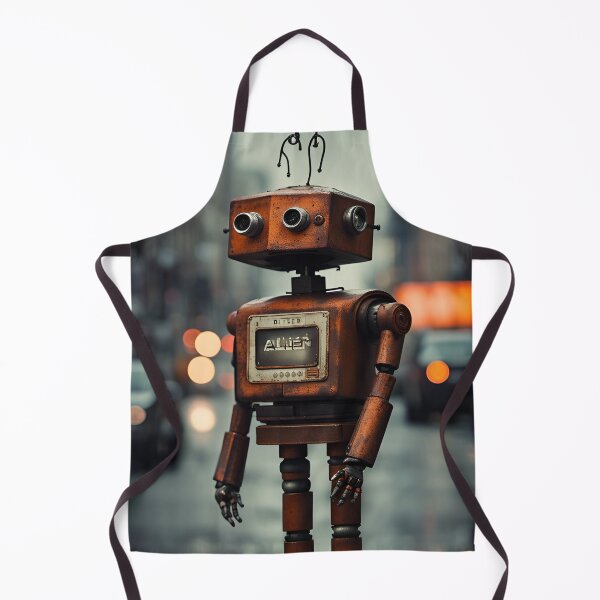 Item preview, The orange toy robot designed and sold by caiuto.