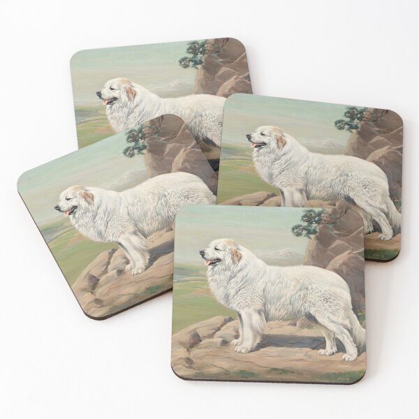 Item preview, Champion Basquaerie Marsous - Great Pyrenees Painting by Edwin Megargee designed and sold by Appyrances.