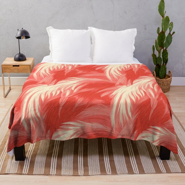 Item preview, Rococo Glitch: Bright Red with White Leaves designed and sold by vadimcarazan.