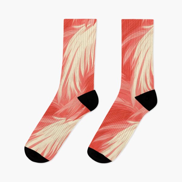 Item preview, Rococo Glitch: Bright Red with White Leaves designed and sold by vadimcarazan.
