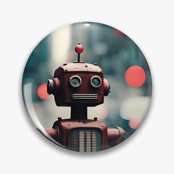 Item preview, The red toy robot designed and sold by caiuto.