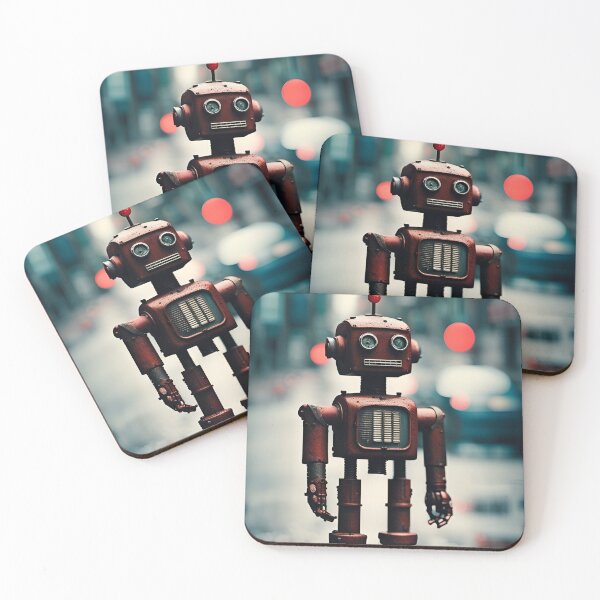Item preview, The red toy robot designed and sold by caiuto.
