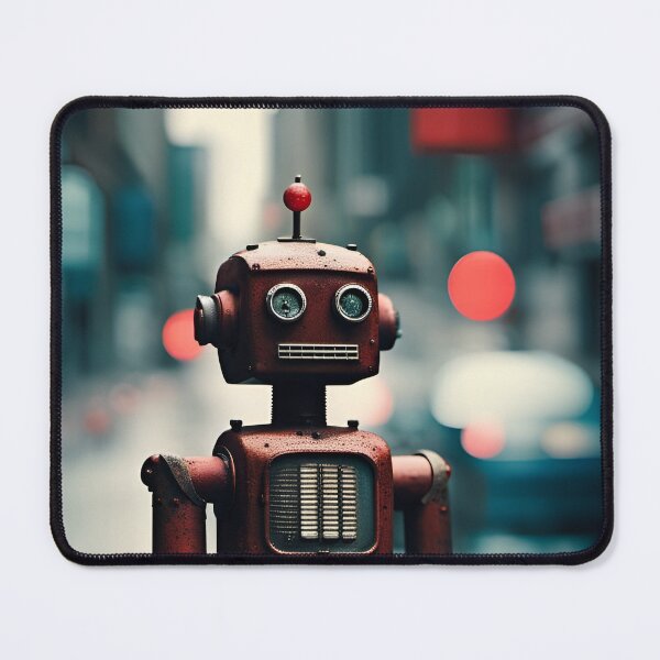 Item preview, The red toy robot designed and sold by caiuto.