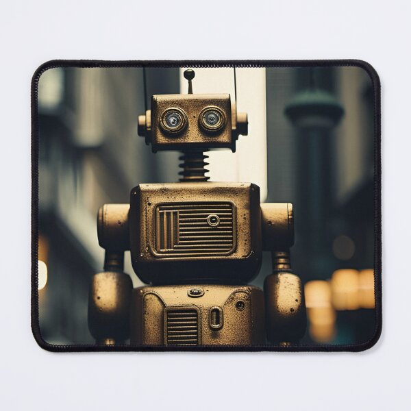 Item preview, The gold toy robot designed and sold by caiuto.
