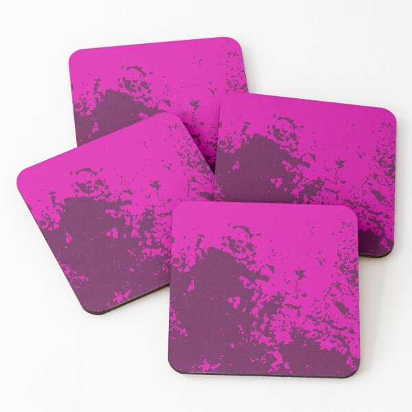 Item preview, Pink Meets Burgundy Abstract Landscape designed and sold by MattDrawsAllDay.