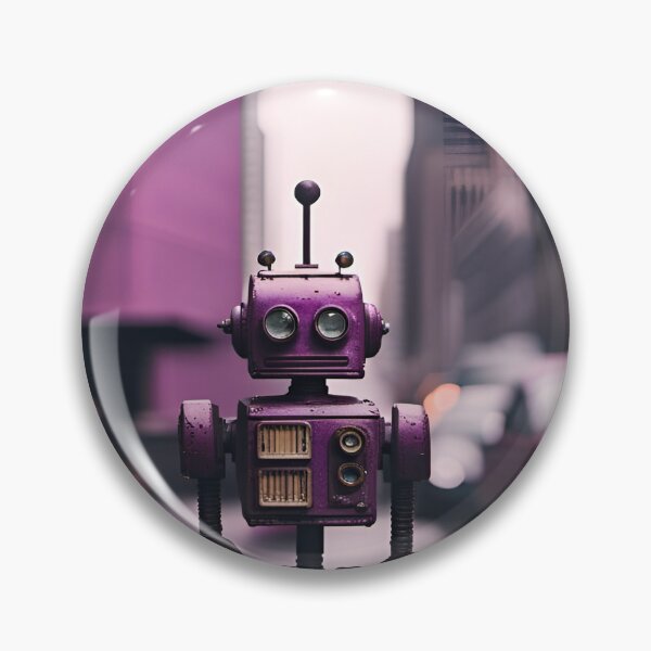 Item preview, The purple toy robot designed and sold by caiuto.