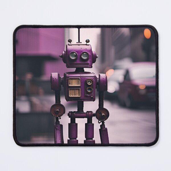 Item preview, The purple toy robot designed and sold by caiuto.