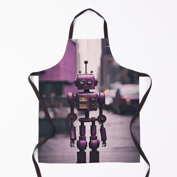 Item preview, The purple toy robot designed and sold by caiuto.
