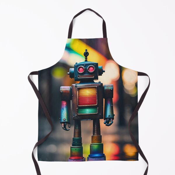 Aperçu de l'œuvre Le robot jouet arc-en-ciel créée et vendue par caiuto.