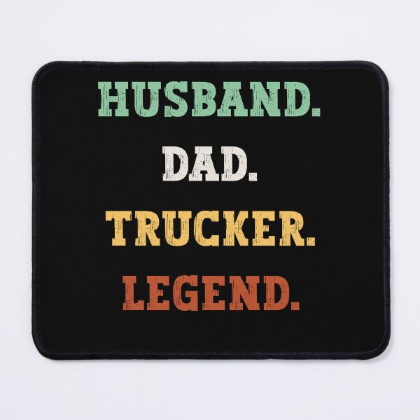 Item preview, Retro Husband Dad Trucker Legend - Funny Gift for Truck Driver designed and sold by AITeeGenius.