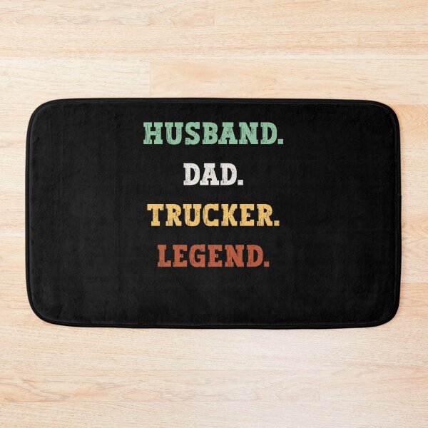 Item preview, Retro Husband Dad Trucker Legend - Funny Gift for Truck Driver designed and sold by AITeeGenius.
