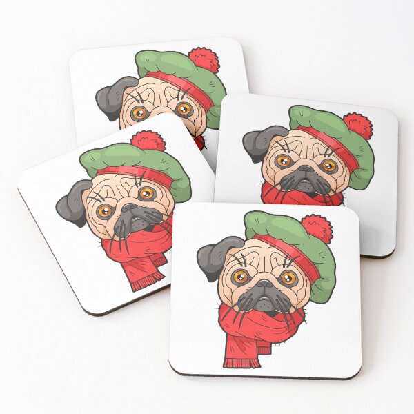 Item preview, cute funny pug designed and sold by YMFargon.