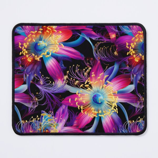 Item preview, Neon Passion Blooms designed and sold by TheFrenchVegan.