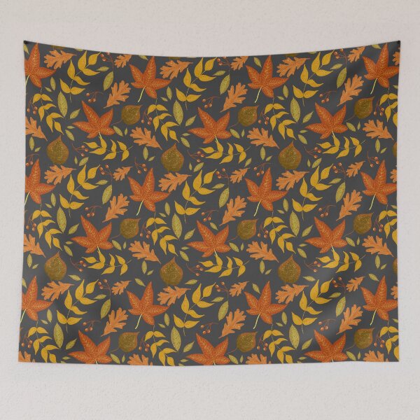 Item preview, Autumn Vibes Retro Grey designed and sold by Sylvia Schippers.