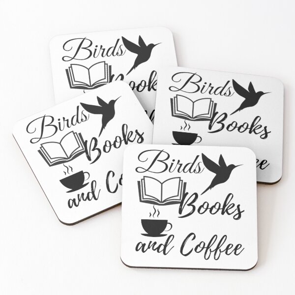 Item preview, Birds, Books and Coffee quote | Bird, Parrots, reading, relaxing designed and sold by TatianaLG.