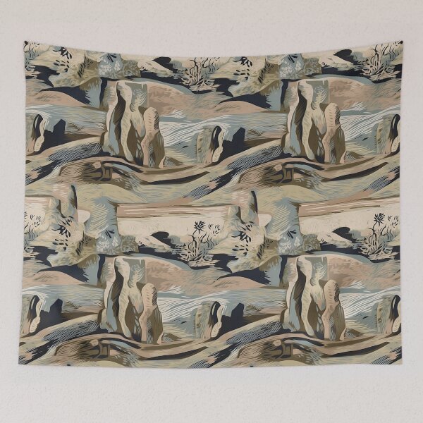 Item preview, Modernist Paul Nash Avebury Inspired Pattern designed and sold by Sturdust.