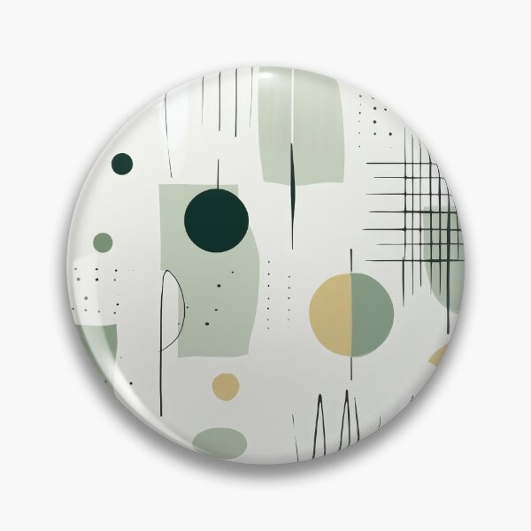 Item preview, Verde salvia Mid Century Modern Minimal Abstract designed and sold by JulieInspired.