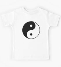Asian Yin Yang Symbol Kinder T-Shirt