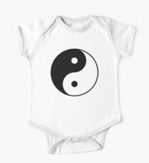 Asian Yin Yang Symbol Baby Body Kurzarm