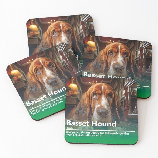 Item preview, Basset Hound - The Loveable Scent Sleuth designed and sold by calharborne.