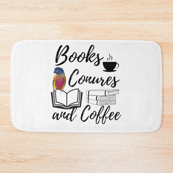 Item preview, Books, Conures and Coffee quote | Bird, Parrots, reading, relaxing designed and sold by TatianaLG.