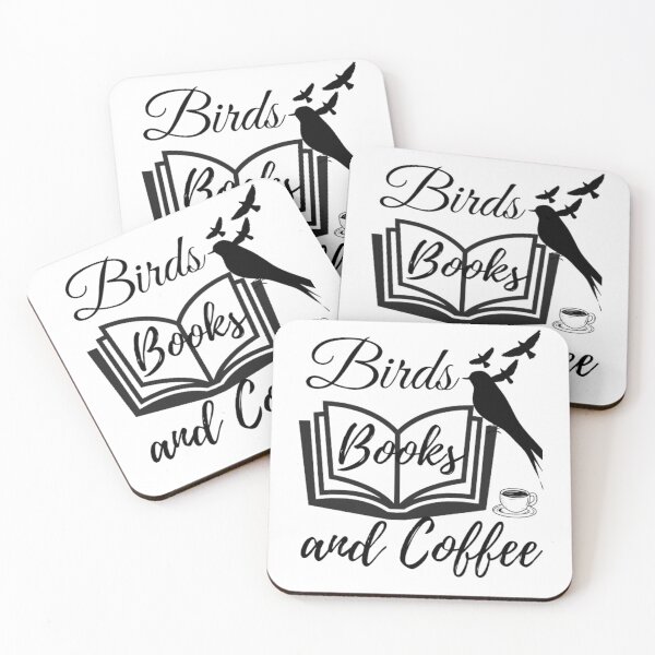 Item preview, Birds, Books and Coffee quote | Bird, Parrots, reading, relaxing designed and sold by TatianaLG.