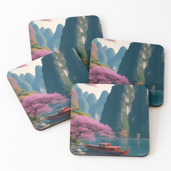 Item preview, Majestic Li River: A Breathtaking Illustrated Escapade designed and sold by Ceemko's Vintage Corner.