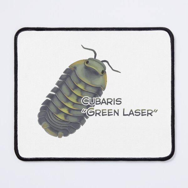 Item preview, Cubaris "Green Laser" name tag designed and sold by Pods-n-Pugs.