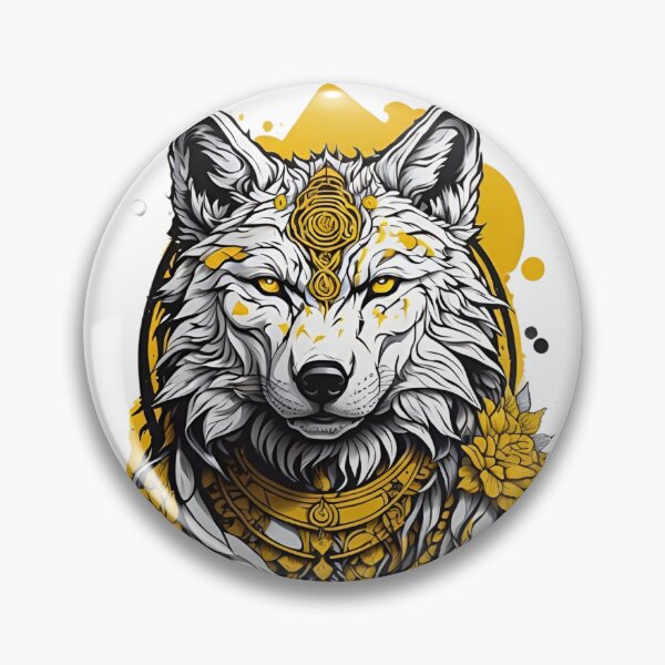 Item preview, tibet buddhist wolf designed and sold by RabbitPrints.