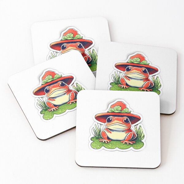 Item preview, frog in a hat designed and sold by ByAllyAlly.