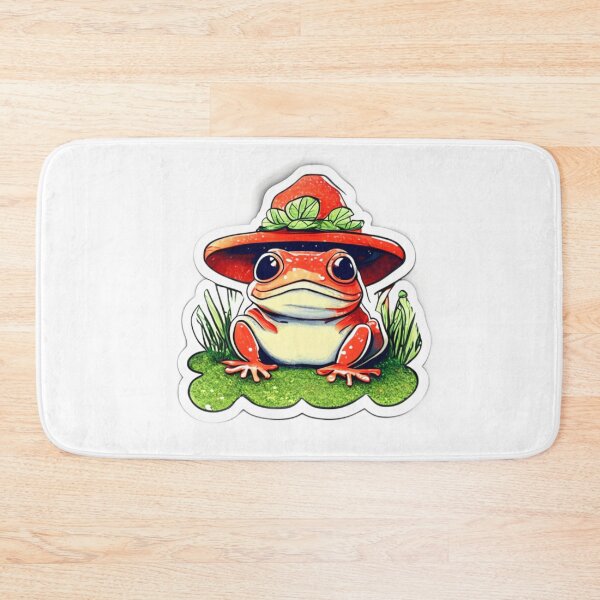 Item preview, frog in a hat designed and sold by ByAllyAlly.