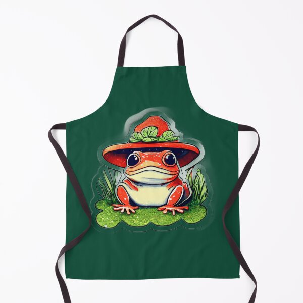 Item preview, frog in a hat designed and sold by ByAllyAlly.