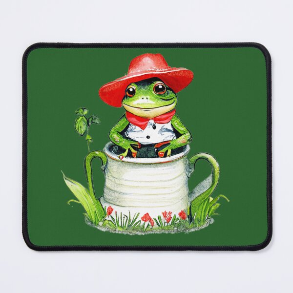 Item preview, frog in a hat designed and sold by ByAllyAlly.