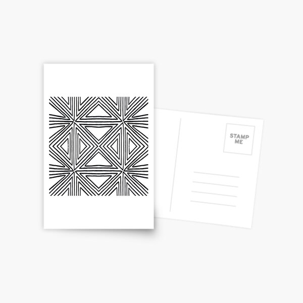 structure, framework, pattern, composition, frame, texture Postcard