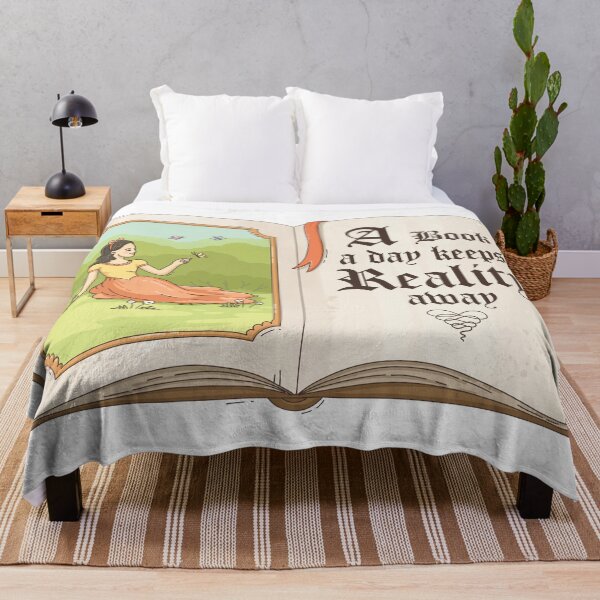 Item preview, A Book a Day Keeps Reality Away designed and sold by chillaxcats.