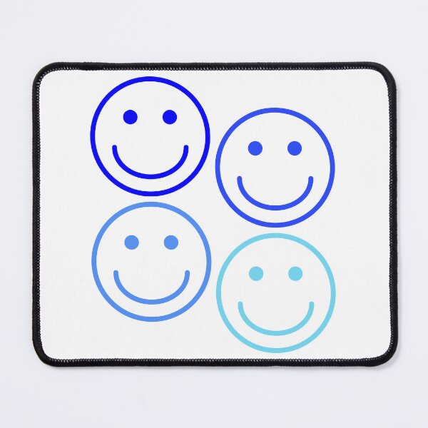 Item preview, Happy Faces Blue designed and sold by kenzixremix.