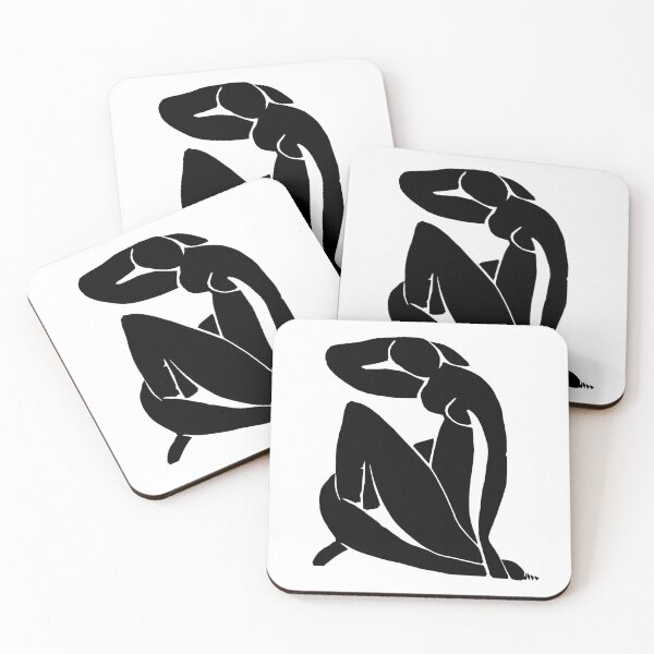 Item preview, Henri Matisse, collage, women silhouette, black graphics designed and sold by aestheticQuo.
