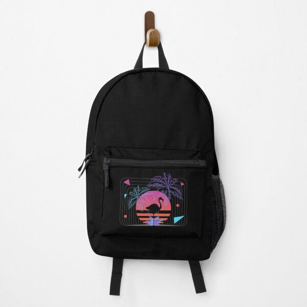 Item preview, Flamingo Retrowave Synthesizer Retro designed and sold by MooonTees.