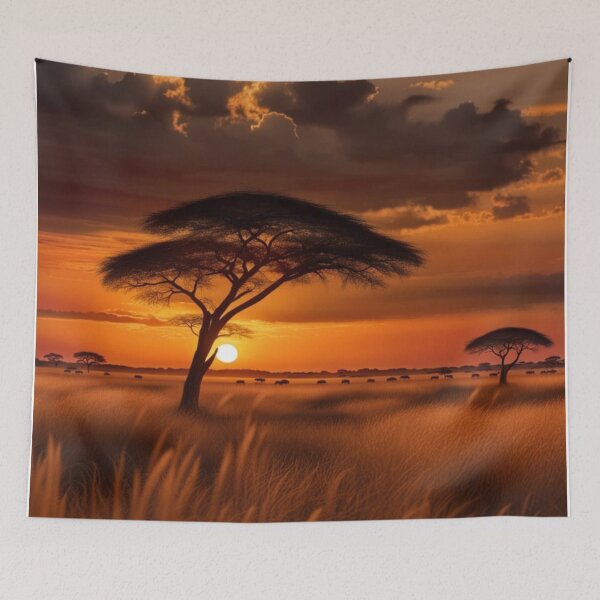 Item preview, Idea de regalo African Savannah Sunset designed and sold by BeachBumPics.