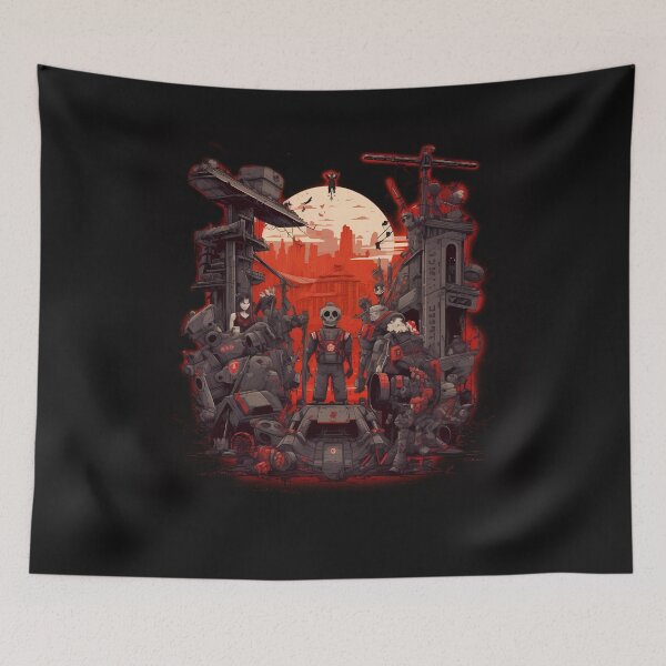 Item preview, AI Cyborg Robot Skull - EnD Of ThE World designed and sold by MLArtifex.