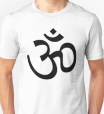 Indian Hindu Aum Om Symbol Slim Fit T-Shirt