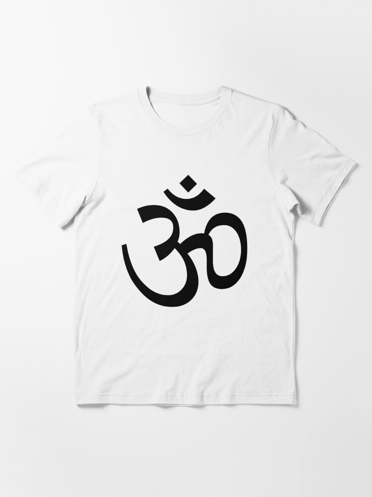 Yoga Clothing For You Ladies Aum Hindu Hoodie Black Tee Shirt 