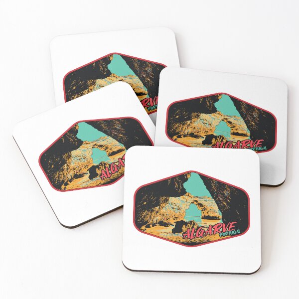 Item preview, Algarve Coast Caves | Colorful Coastal Illustration from Portugal designed and sold by Lemomo-artworks.