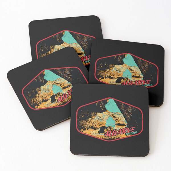 Item preview, Algarve Coast Caves | Colorful Coastal Illustration from Portugal designed and sold by Lemomo-artworks.