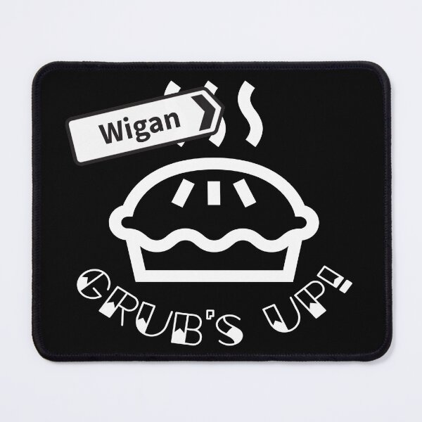 Item preview, Wigan Pie Eaters Grub's Up funny Lancashire Manchester pies designed and sold by incurablehippie.