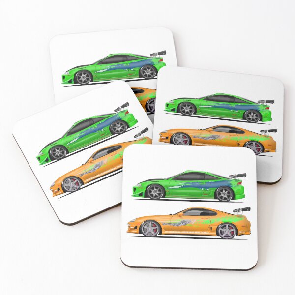 Item preview, Brian's cars Eclipse and Supra!!! designed and sold by bullrage.